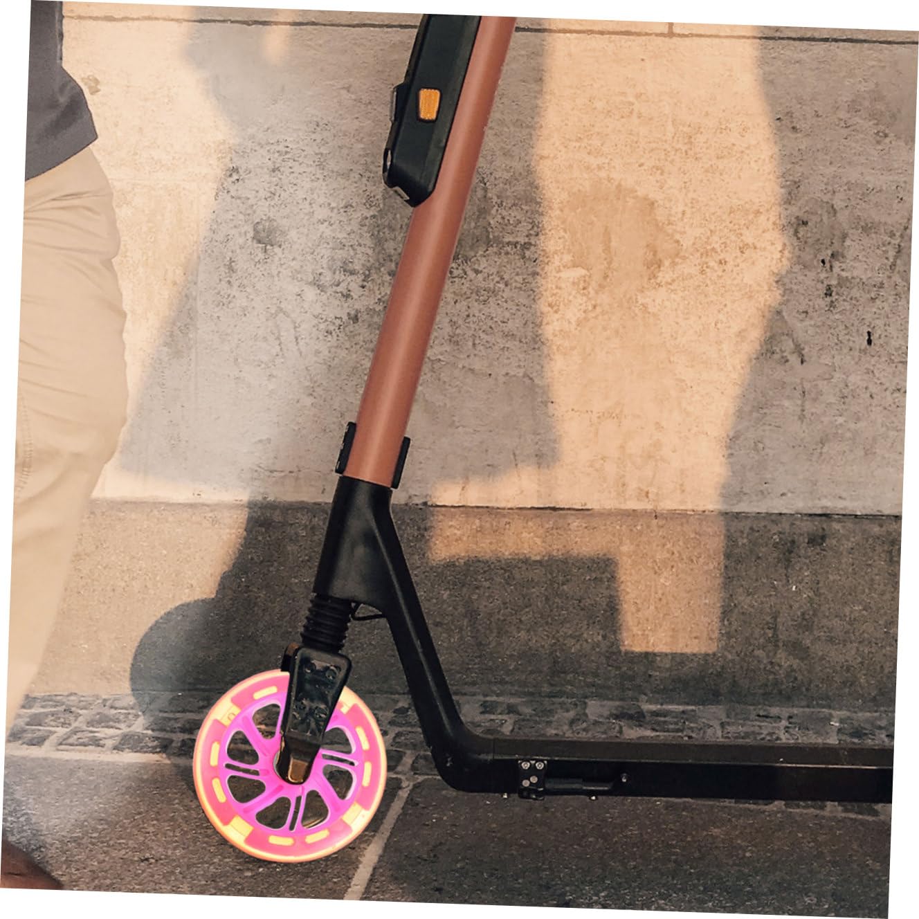 GLEAVI Ruedas para Patinete Eléctrico 120X24 MM 2 Piezas Ruedas de Repuesto de PU Resistente al Desgaste Alta Elasticidad para Calles y Pavimentos de Hormigón