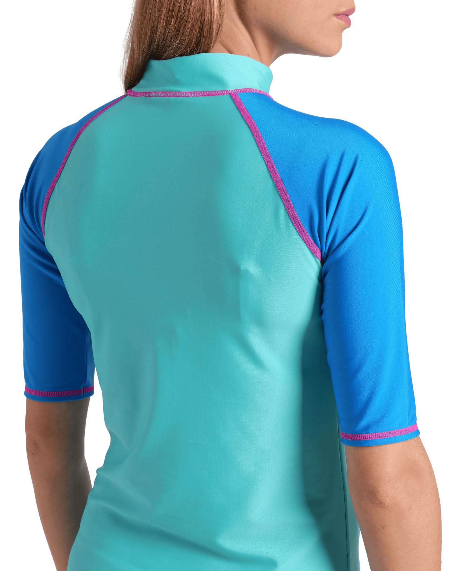 ARENA Women's Rash Vest S/S Graphic Top Mujer (Pack de 1)