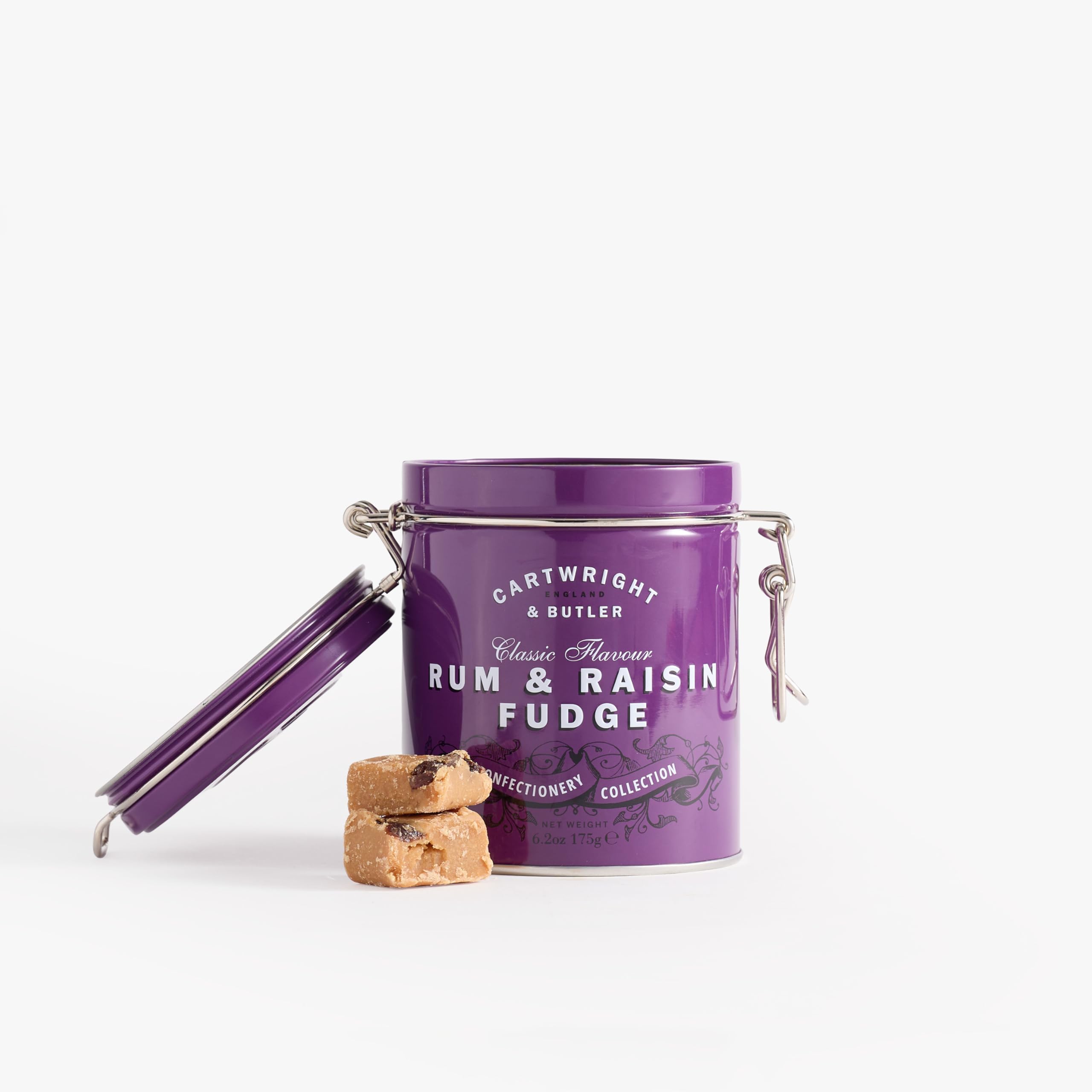 Cartwright & Butler | Rum & Raisin Fudge In Tin