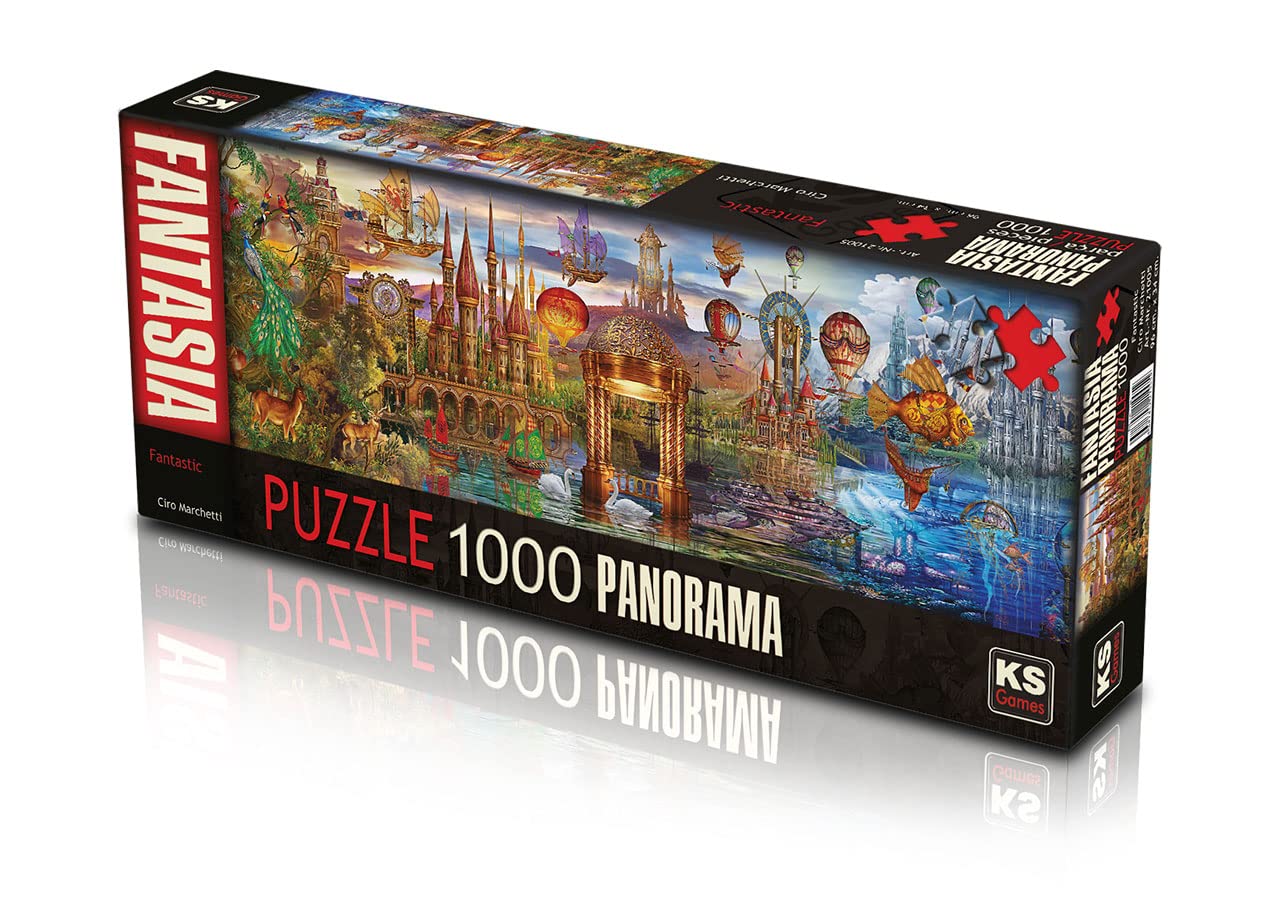 Tuulitastic　Rankin　ランキン Ks Games 1000 Parça Panoramik Puzzle FantasticCiro Marchetti