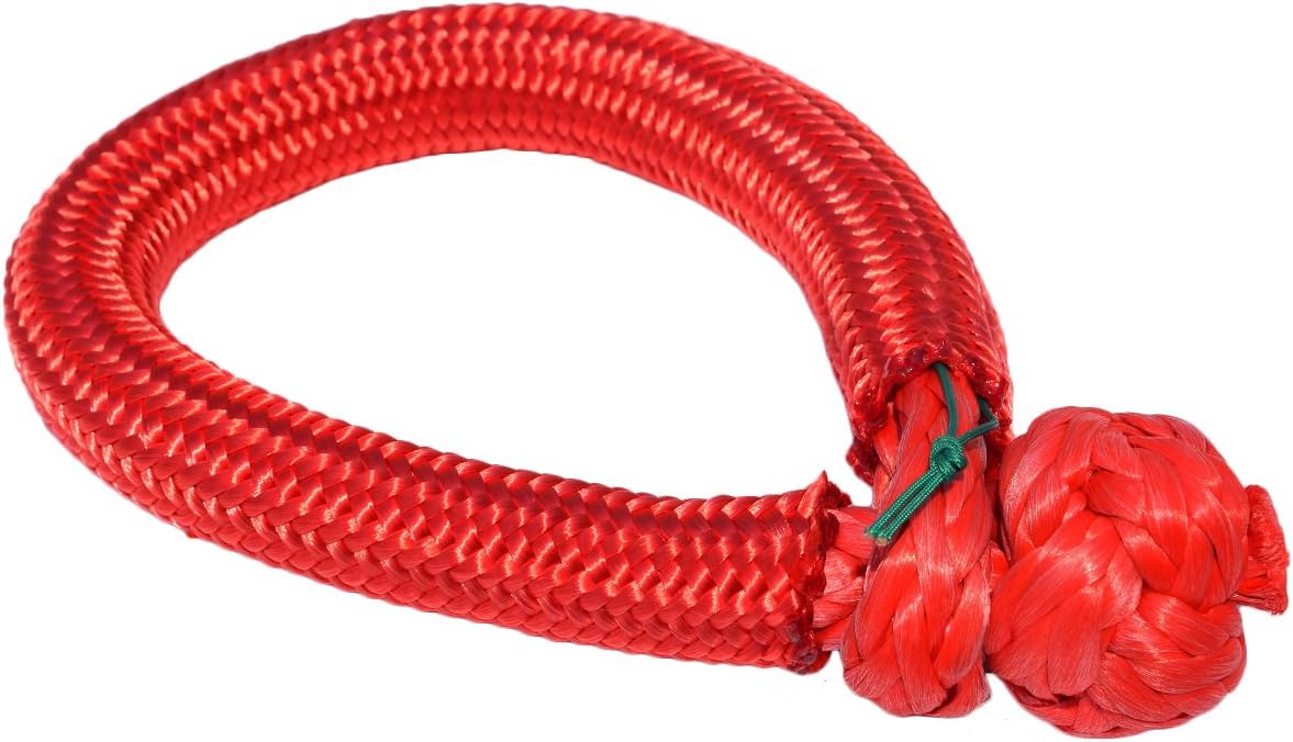Blue 14mm*150mm Soft Shackles for Off-Road Winch Accessory,UHMWPE shackle ATVAll Terrain Vehicle