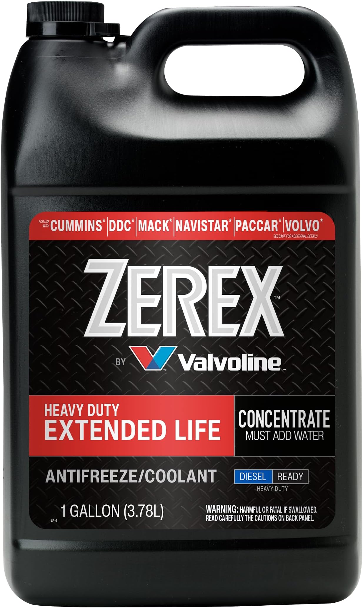 Zerex Extended Life Red Heavy Duty (HD) Concentrate Antifreeze/Coolant 1 GA