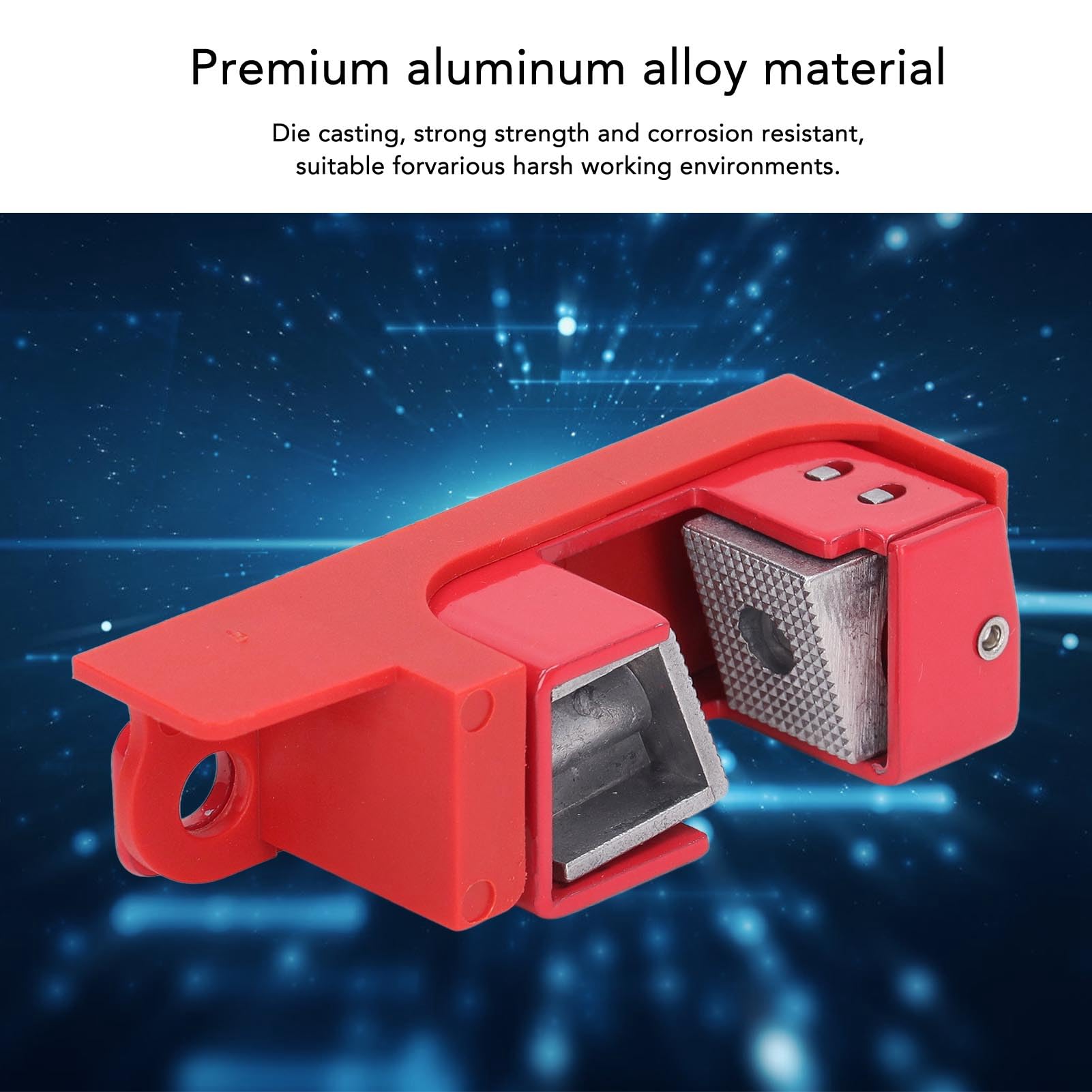 Circuit Breaker Lock,Aluminum Alloy Tight Bite Breaker Lockout Device for 8 to 16mm Handle for Safe Isolation of Medium and Large Circuit Breakers