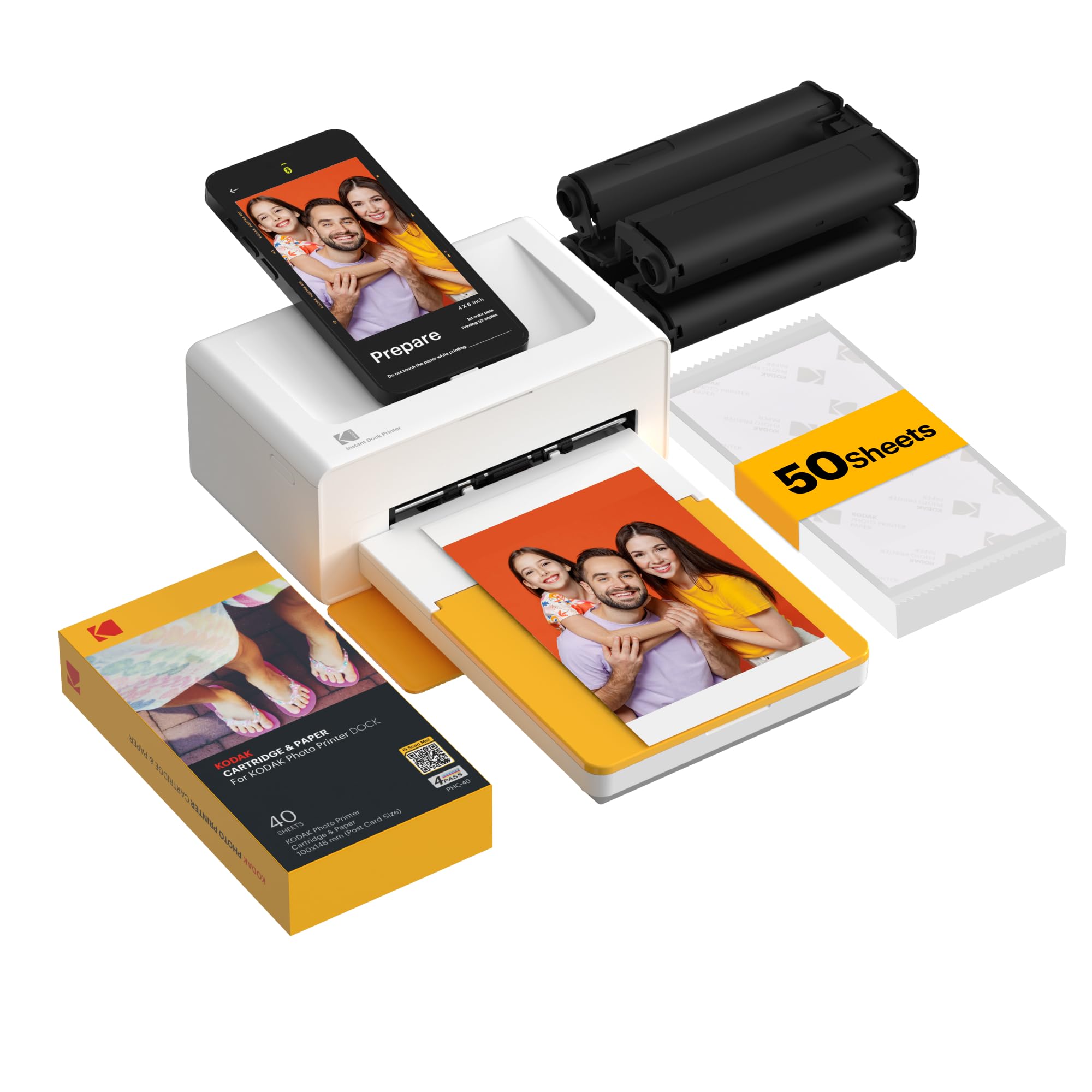 KODAK Dock Plus 4x6 Photo Printer — Smartphone Docking