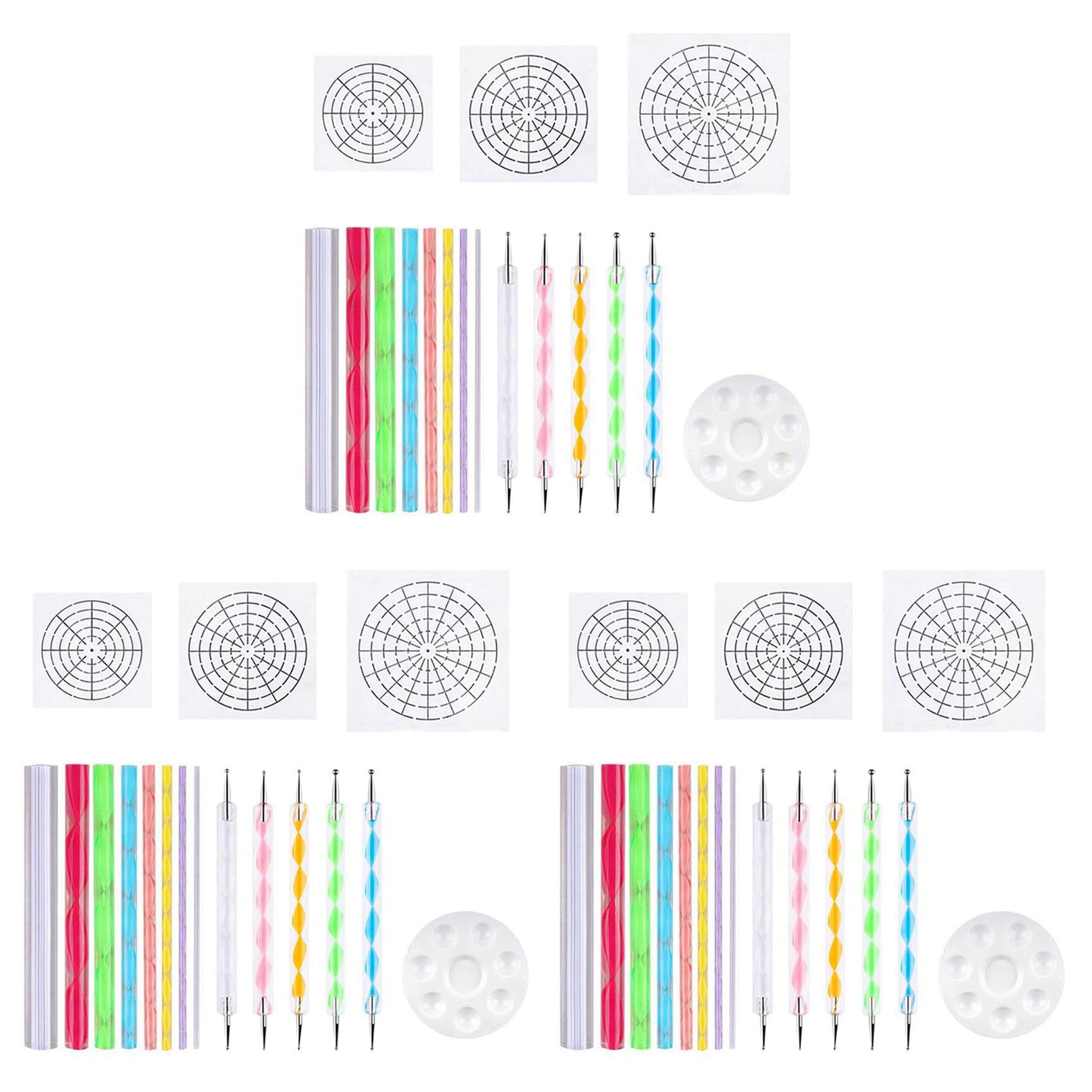 Mandala Dotting Stencil outils peinture pour galets et toiles