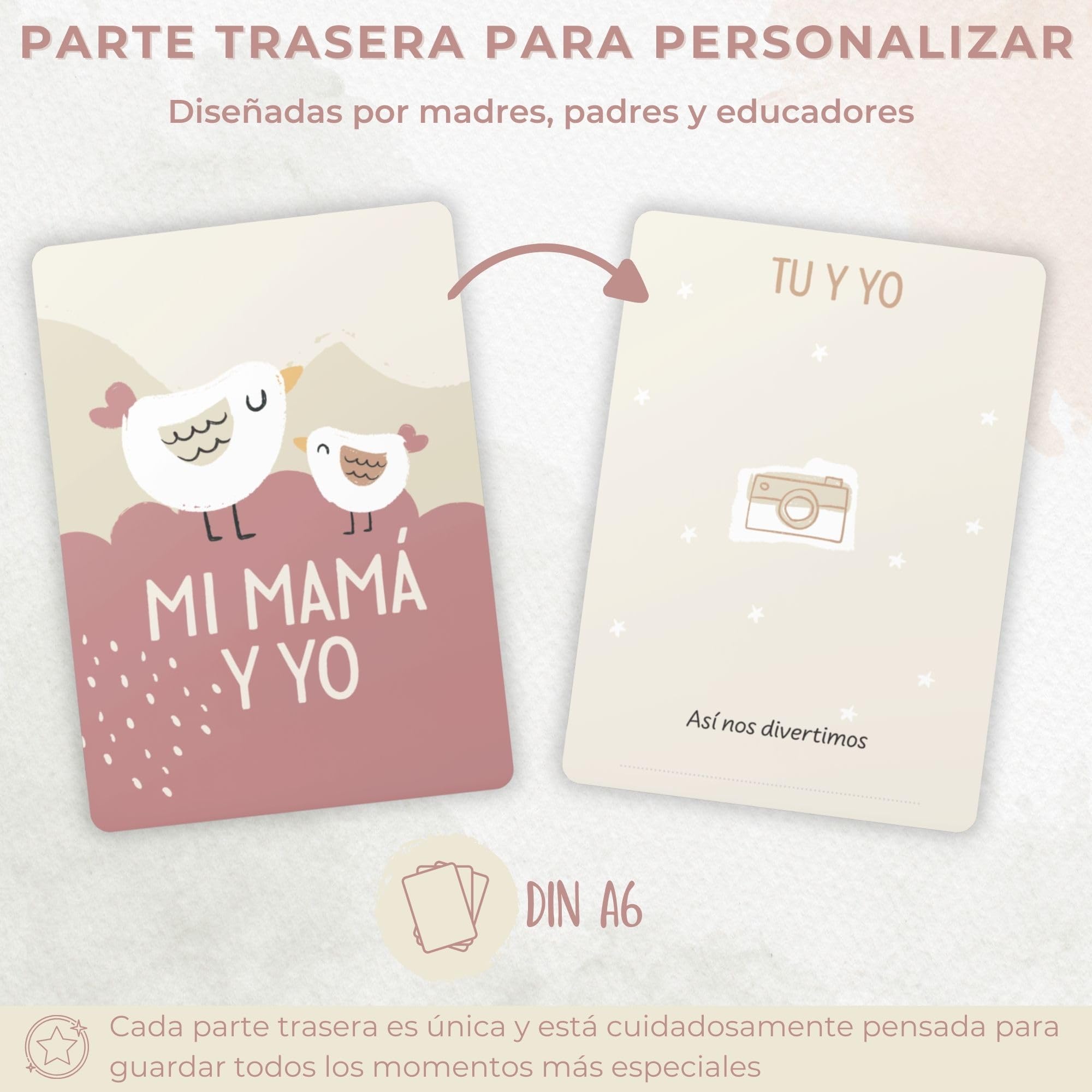 HUBORNS – Tarjetas cumple mes bebé “Mis primeras veces”, set de 46 tarjetas para fotos y recuerdos, regalo original para recién nacidos y padres primerizos con caja premium de regalo