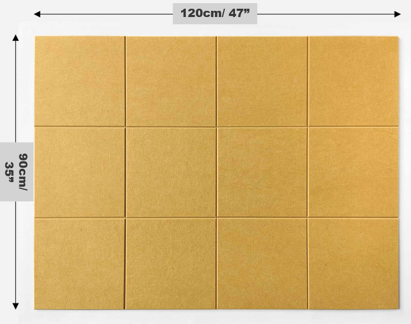 Tablero De Corcho Alternativo, 12 Paquetes De Azulejos De Pared De