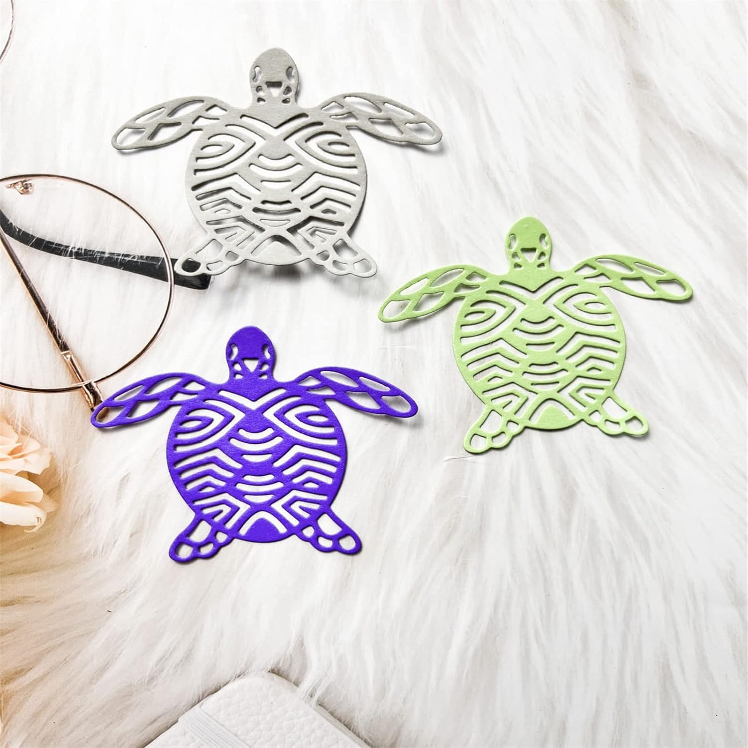 Sea Turtle Metal Cutting Dies - Scrapbooking Stencils For Die-Cutting & Embossing Machines