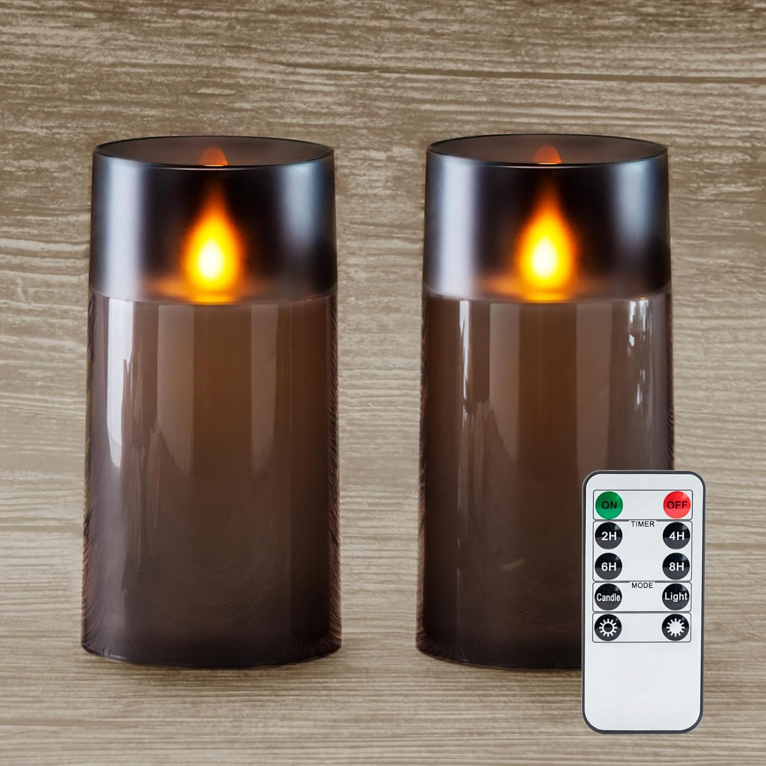 Homemory Realistic Flickering Flameless Candles with