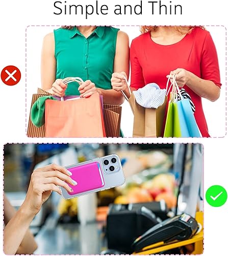 Miniatura 5 de BENTOBEN Funda magnética para teléfono compatible con MagSafe, cartera de piel sintética para iPhone 15, 14, 13, 12 ProPro MaxPlusMini Mag, funda