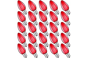 NETEHA C7 LED Christmas Lights 25-Count - Festive Ambiance for Your Holiday Decor