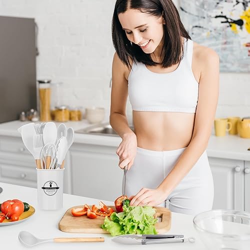Miniatura 7 de Juego de utensilios de cocina, color blanco