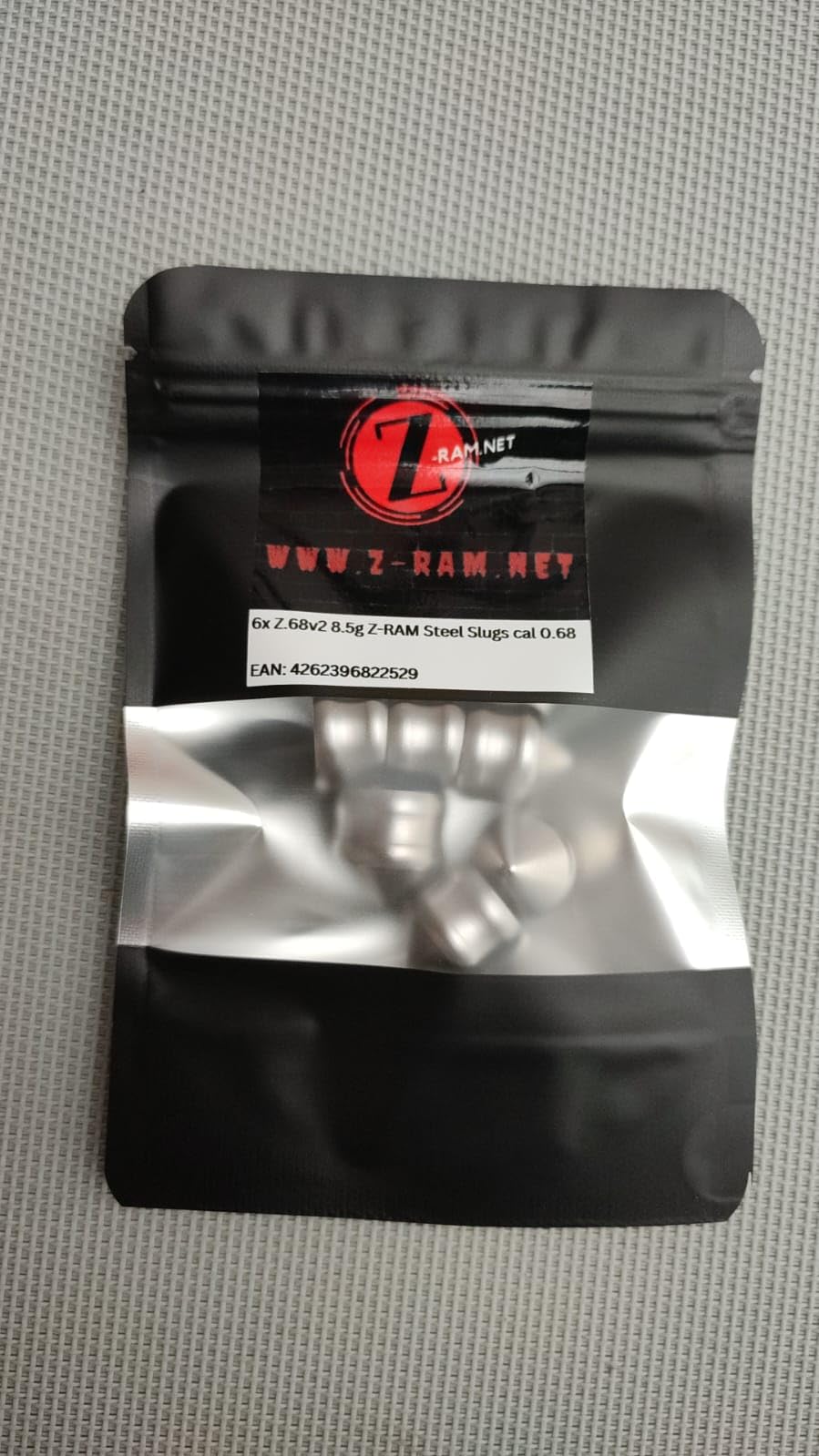 6X Z.68v2 8,5 g Z-RAM Steel Balls Cal 0,68 TCP FSC T8.1 T9.1 HDS68 HDR68 VKS