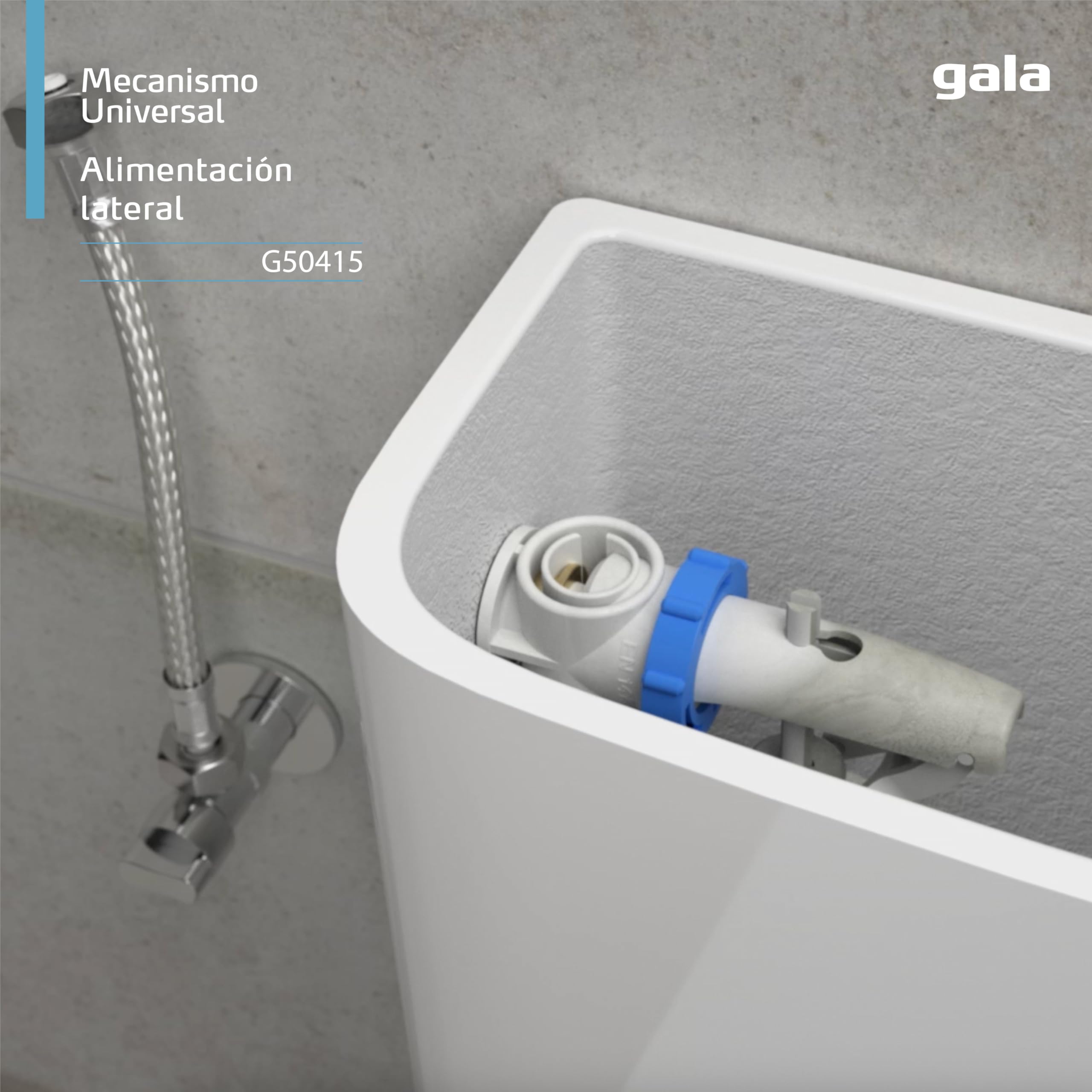 Roca G5041500 - Mecanismo Entrada Lateral A3L Recambio - Colleción De Baño - Porcelana - Mecanismos