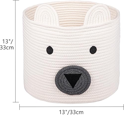 Miniatura 6 de AXHOP Caja de juguetes de almacenamiento de juguetes de 13 x 13 pulgadas para niños, estantes, organización. Organizadores y almacenamiento de