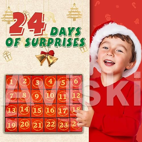 Miniatura 3 de Calendario de Adviento de Navidad 2023 - Rompecabezas de 1000 piezas para niños y adultos, 24 cajas de rompecabezas de calendario de cuenta
