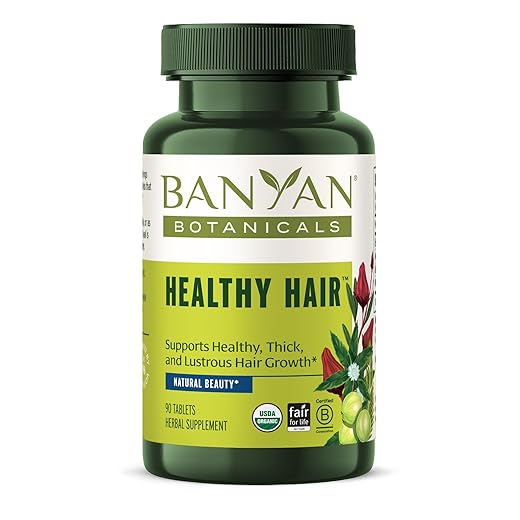 Organic Ayurvedic Hair Support Tablets with Amla
