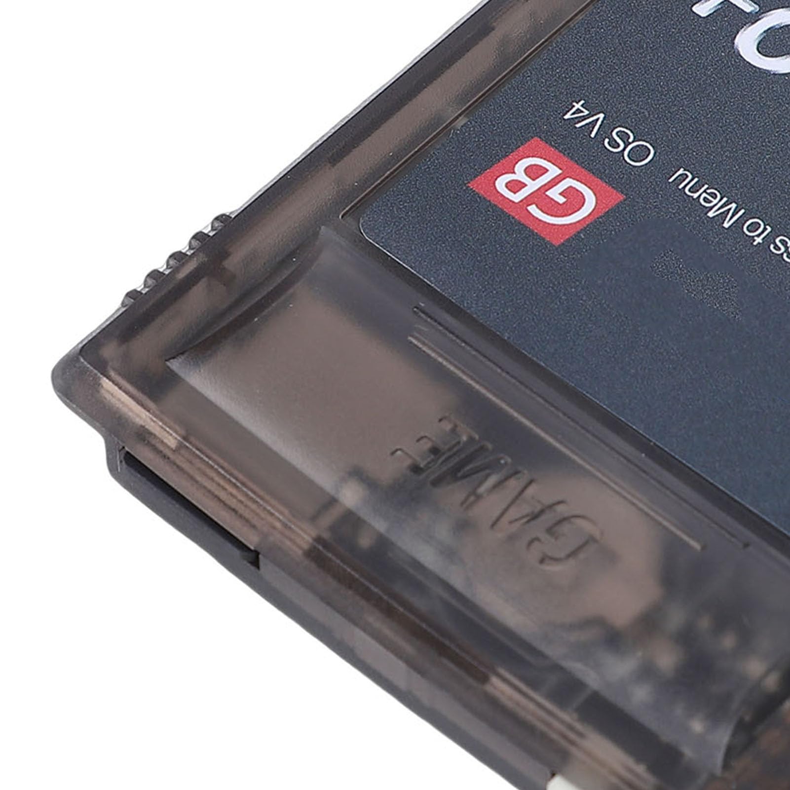 Dpofirs Gioco, Gioco Multifunzionale con Memoria 4G da 64 Mbit con Trasferimento File USB e Tecnologia di Risparmio Energetico, per Gameboy Gameboy Color Advance Advance (Grigio Trasparente)