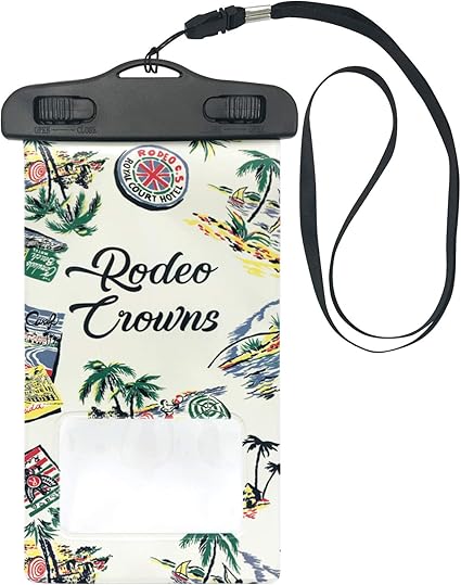 Amazon Co Jp 多機種対応 Rodeo Crowns ロデオクラウンズ 防水ポーチ 防滴 マルチ ポーチ スマホ アクセサリ スマートフォン Iphone Xperia Galaxy Aloha White 家電 カメラ