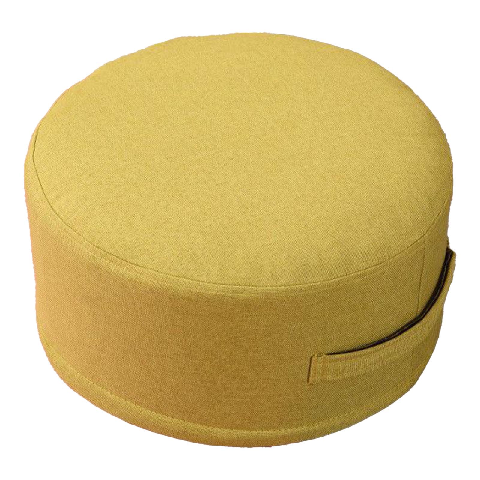 Oreiller de sol rond haut de gamme coton doux amovible épaisseur 20cm