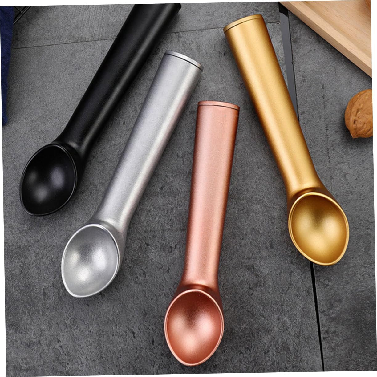Alipis Cuillère À Glace Ergonomique Facile À Nettoyer Pour Desserts Aux Fruits Et Glaces