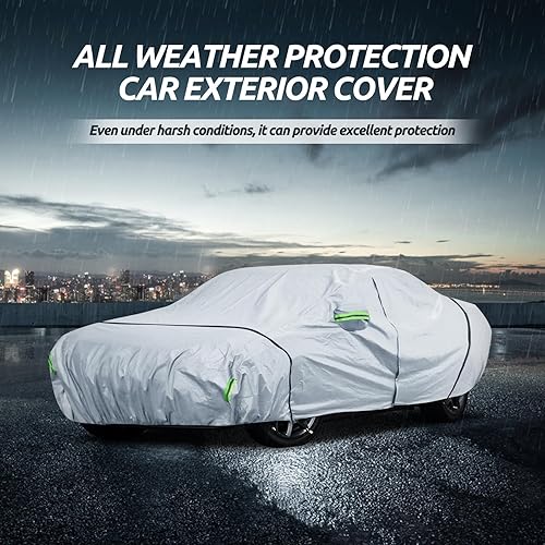 Miniatura 7 de Migaven Funda de automóvil de 6 capas personalizada para Dodge Challenger 2008-2023, cubierta exterior completa impermeable, protección contra la