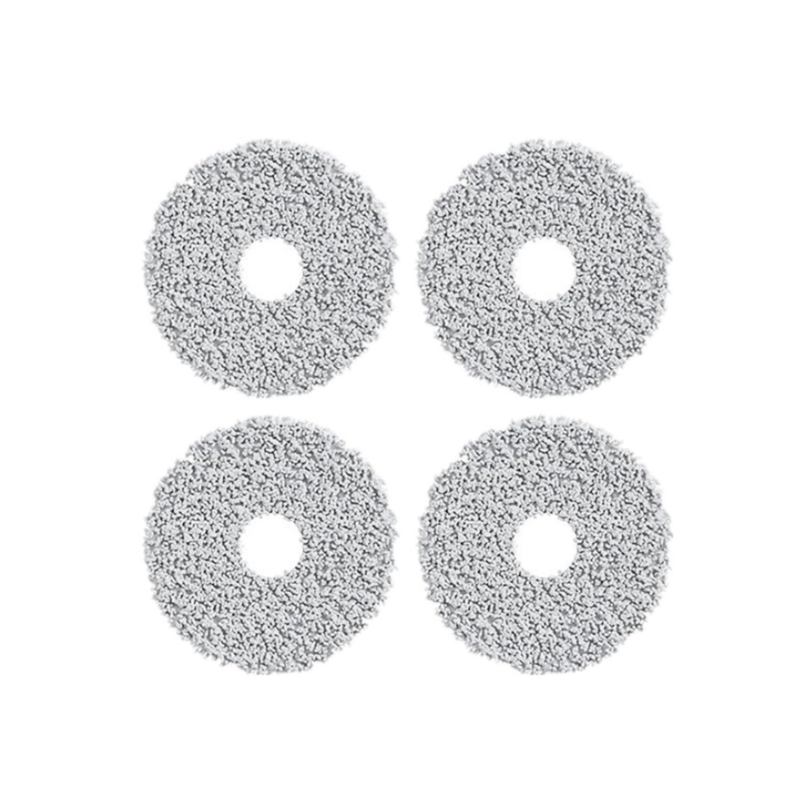 HENWANDSQ Rubber Main/Hair Cut/Side Brush, Filter, Mop Rag，Compatible For Dreame，Bot X40 Ultra Robot Vacuum Cleaner Spare Accessory Parts Kit(4mop)