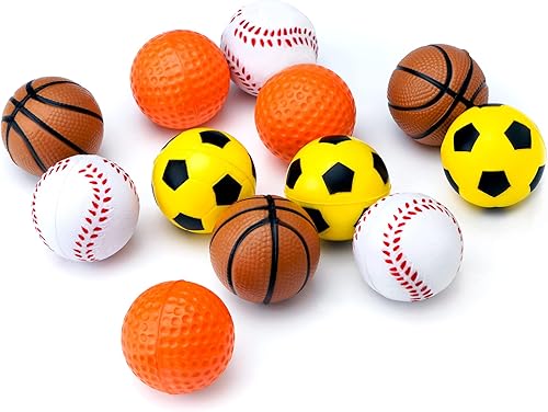 Miniatura 9 de CHIWAVA Paquete de 12 bolas de esponja de goma suave de 1.6 pulgadas para gato, juguete interactivo, colores surtidos