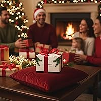 Vista 7 de Fraser - Difusor de varillas de vela de soja perfumada de 3 mechas de abeto festivo de invierno, 17 onzas, fragancia de temporada para el hogar