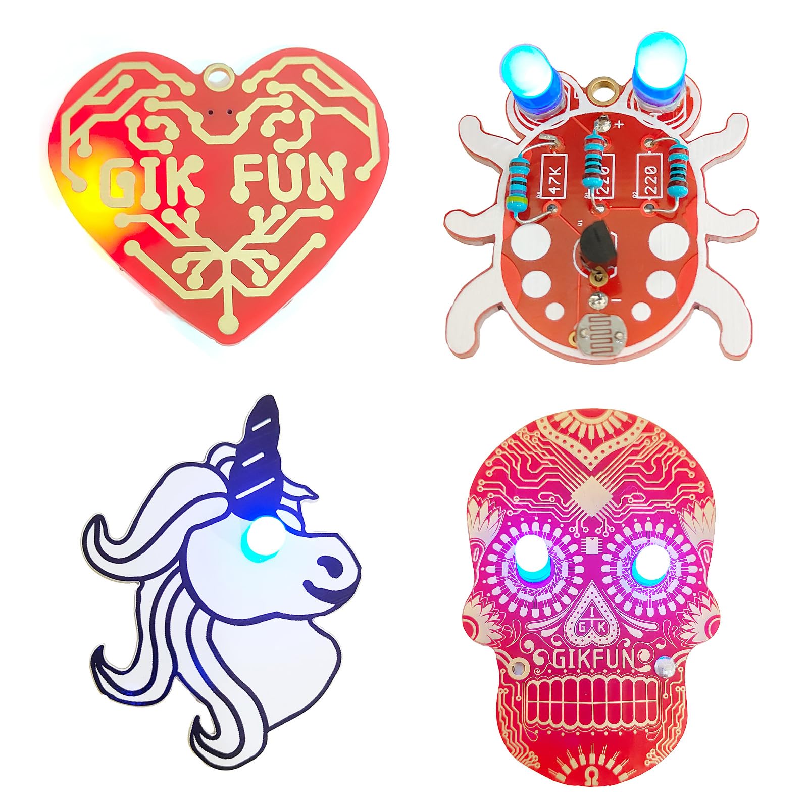 Amazon.com: Gikfun PCB Board Brooch Decoration Practice Soldering
