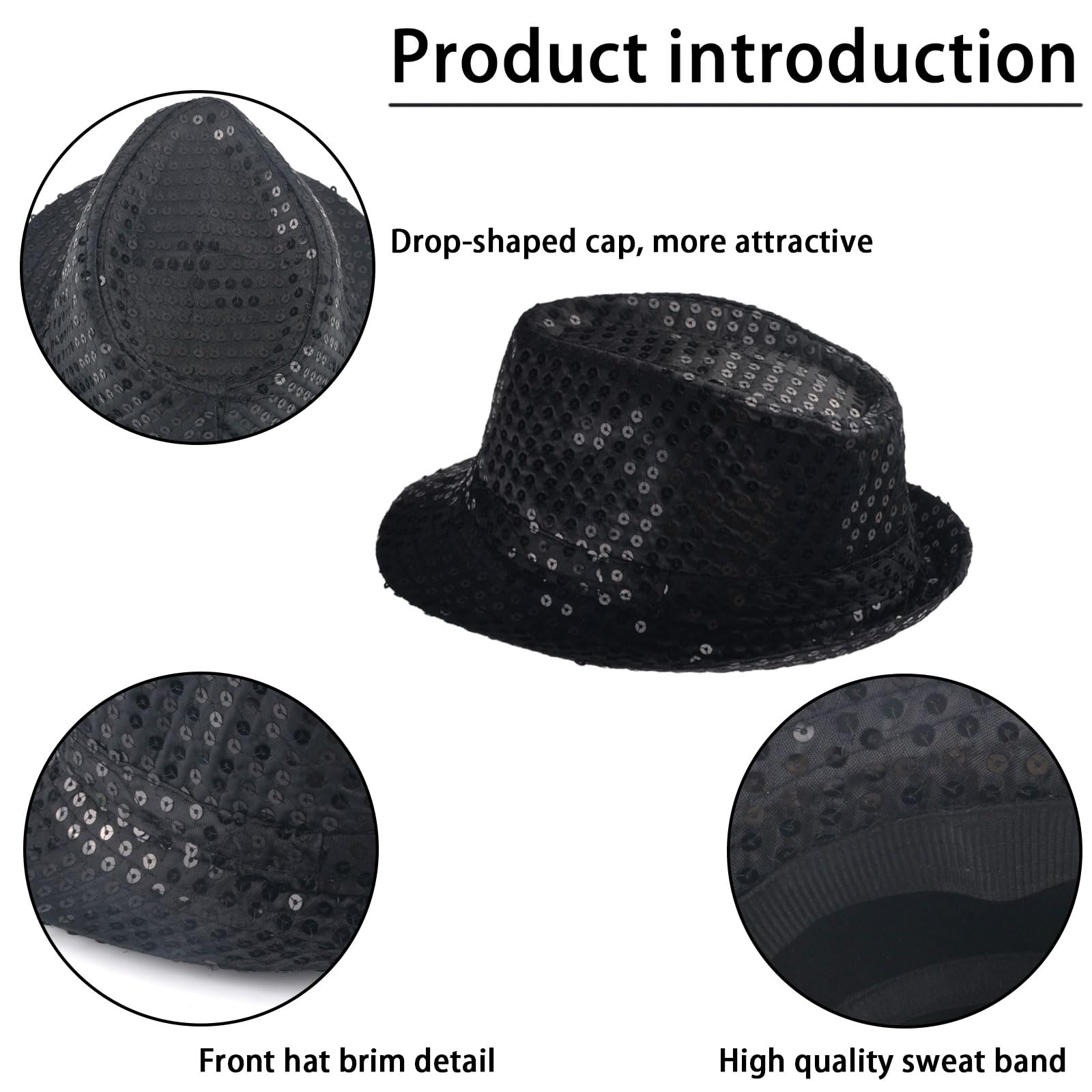 AWAVM Costume Kids Hat for Boy Girls Western Jazz Dance Hat - Image 3