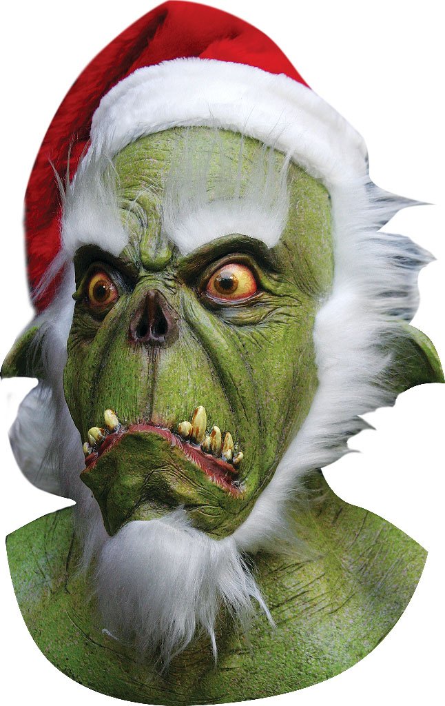 Maschera in lattice Green Santa