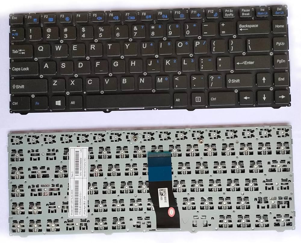 WISTAR Laptop Keyboard for Clevo W940 W940su W940tu ZS3210 P640