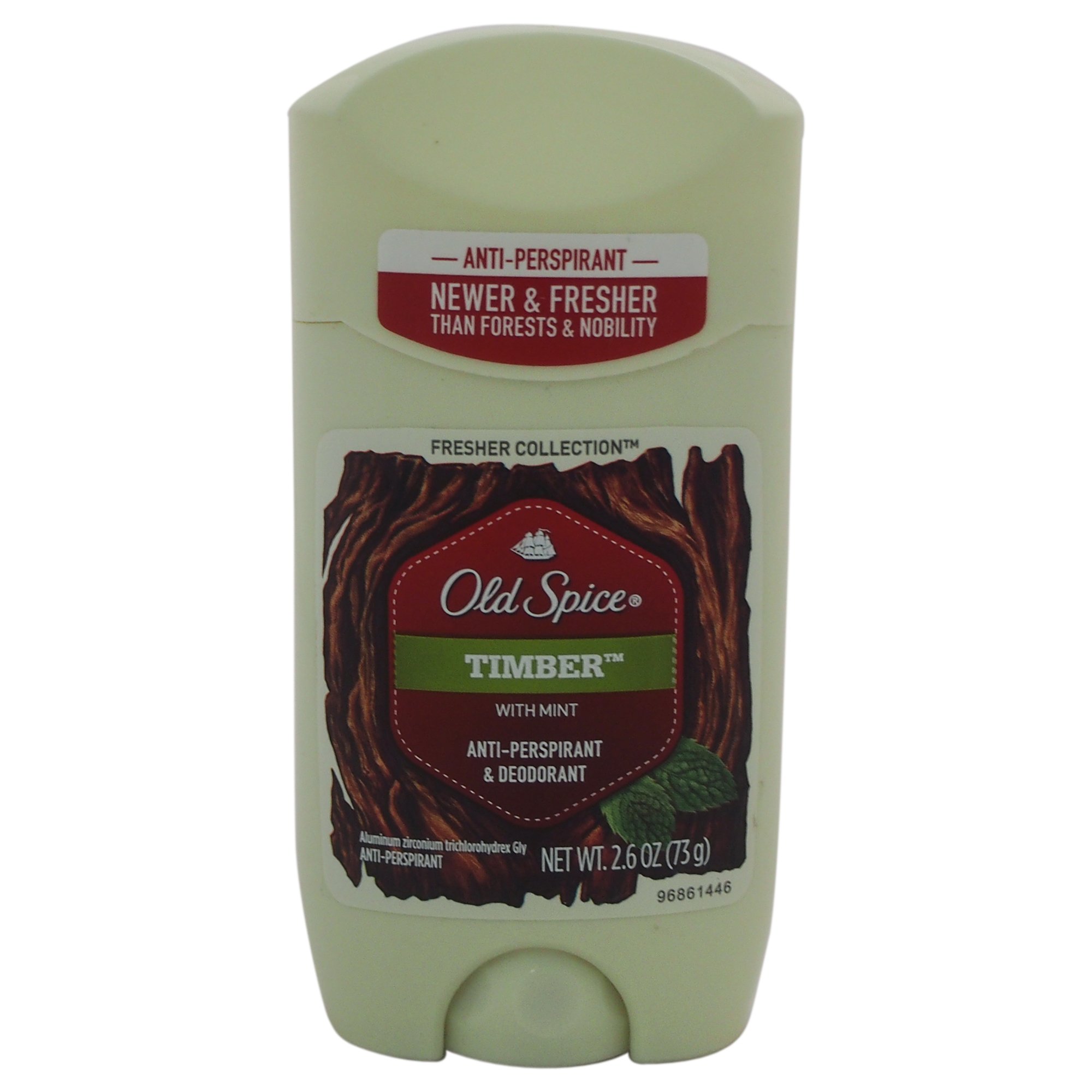 Old Spice Fresher Collection Invisible Solid Mens Antiperspirant and Deodorant Timber 2 6 Ounce