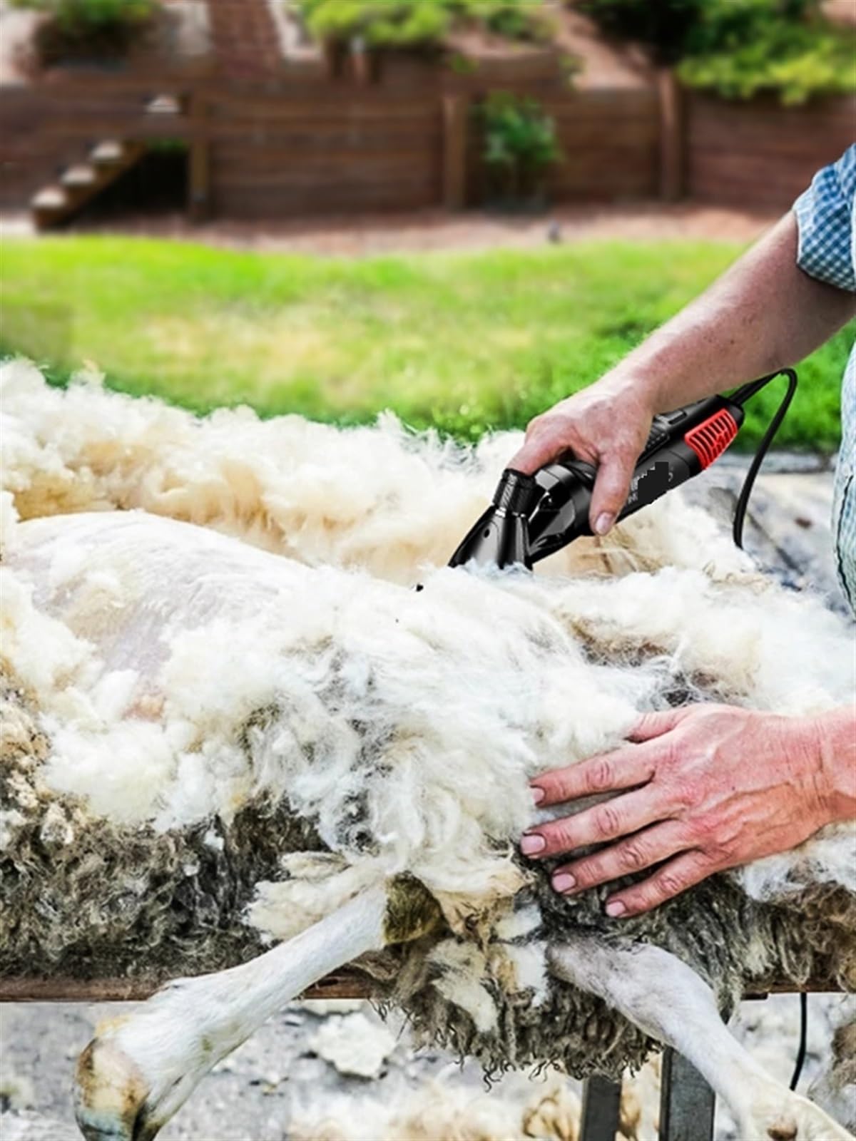 2800W elektryczne nożyce do owiec 6 prędkości maszynka do strzyżenia włosów dla owiec kozie alpaki wełniane nożyczki nożyce do owiec strzyżenie maszynowe(Set D)