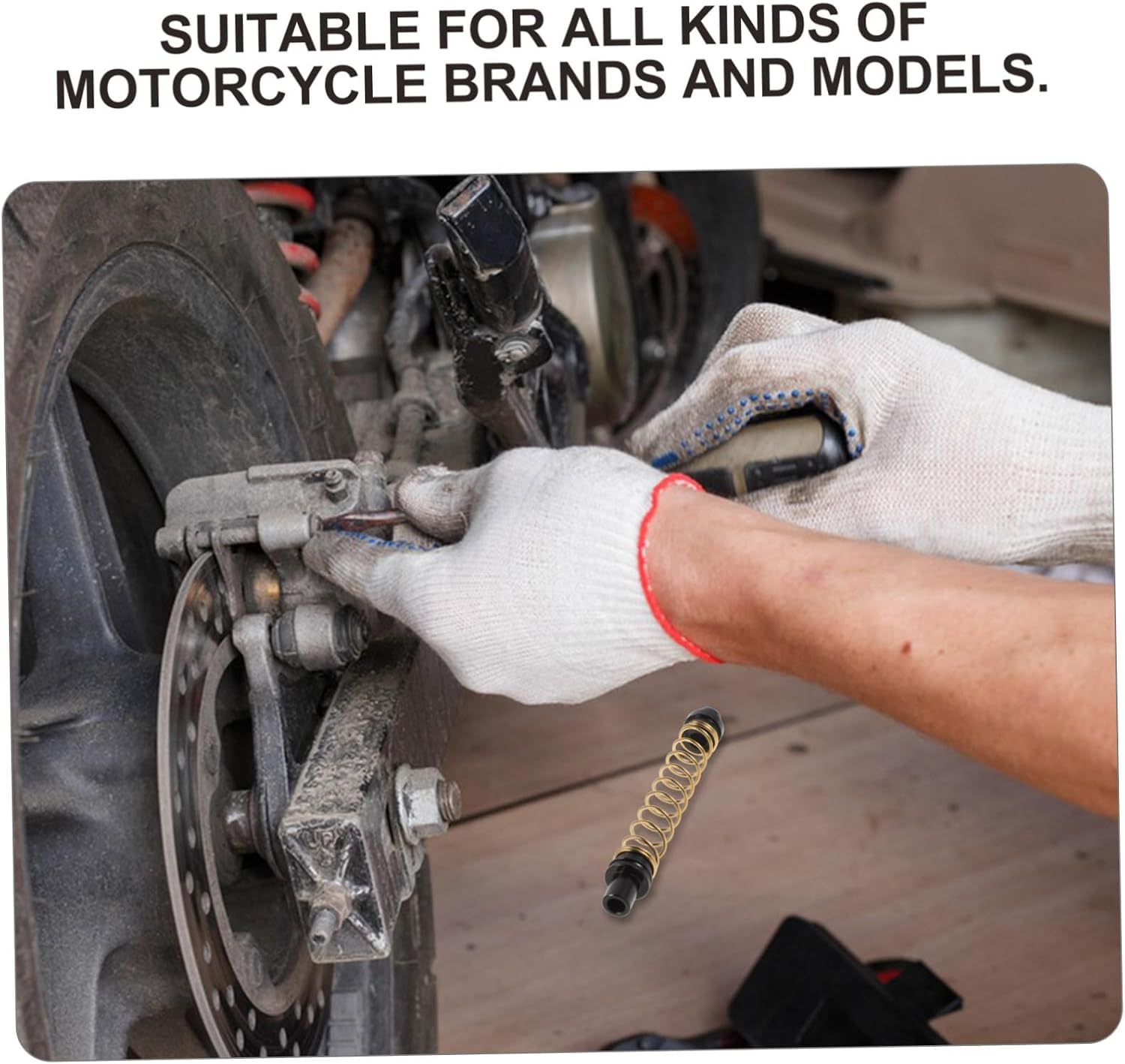Rear Drum Brake Spring Assembly Motorcycle Brake Return Spring Kit Aluminum Head High Performance
