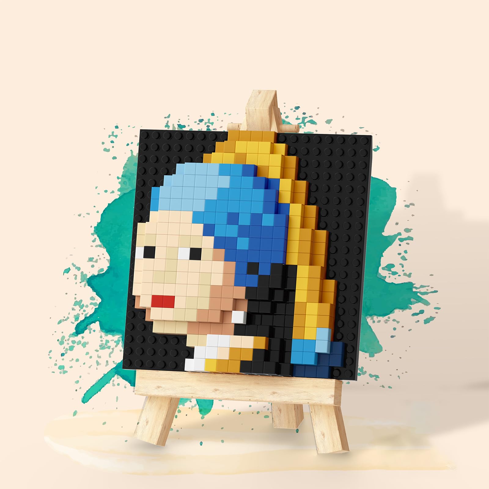 NOOLY World Famous Painting Mini Building Block Set for Home and Office Decoration WKLJM-03 (Girl) - Image 3