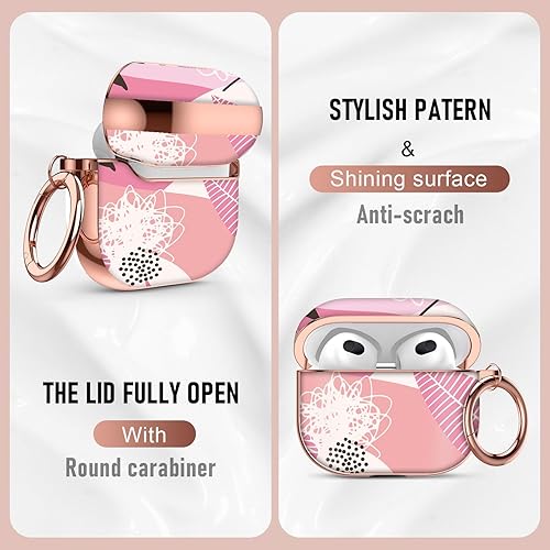 Vista 246 de Maxjoy for AirPods 2nd Generation Case, Unique Design Hard Protective Shockproof Airpods Case Cover with Keychain Compatible with Apple AirPods Sea