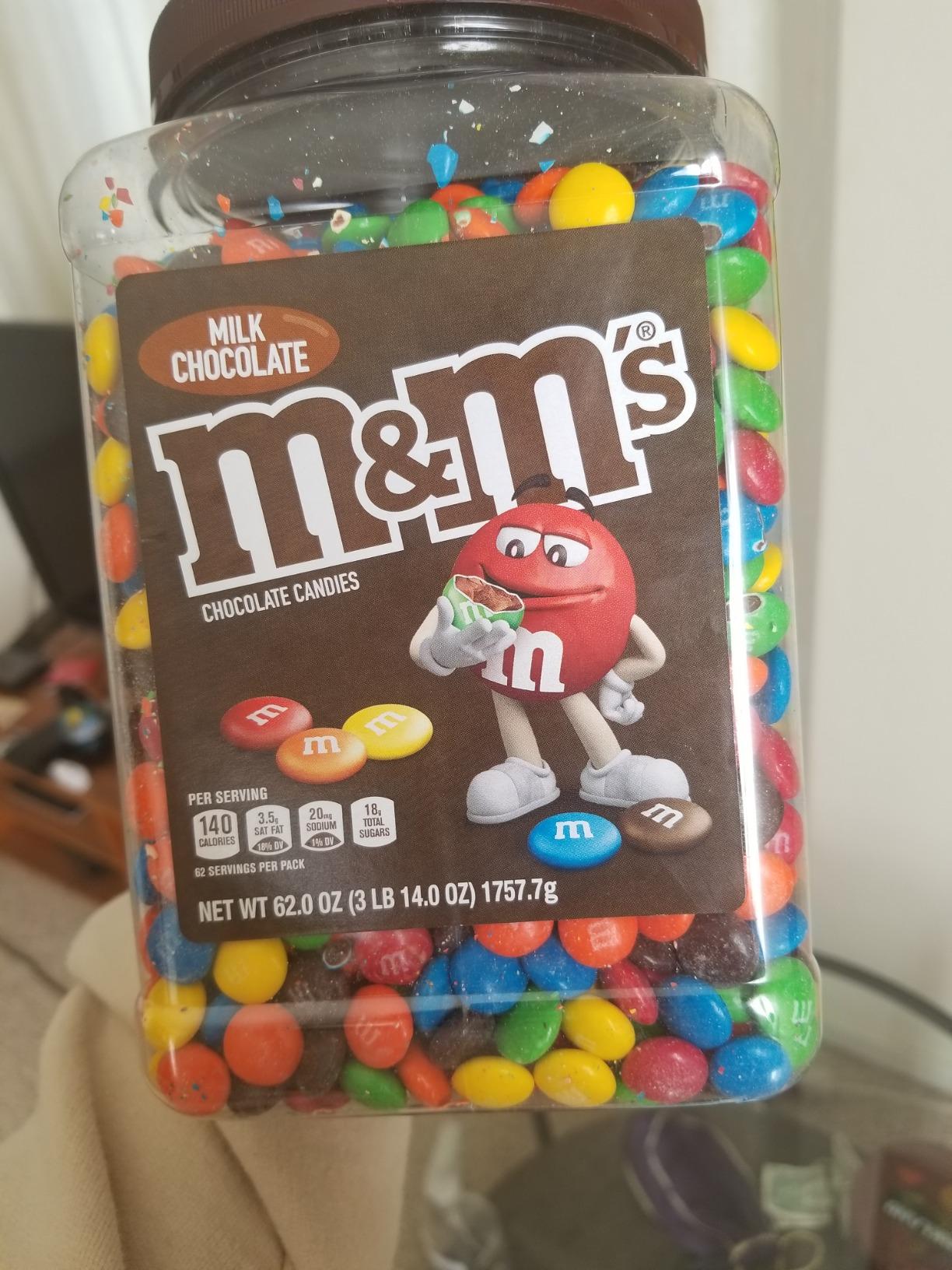 M M S Milk Chocolate Candies 3lb 14oz Jar Limitednull