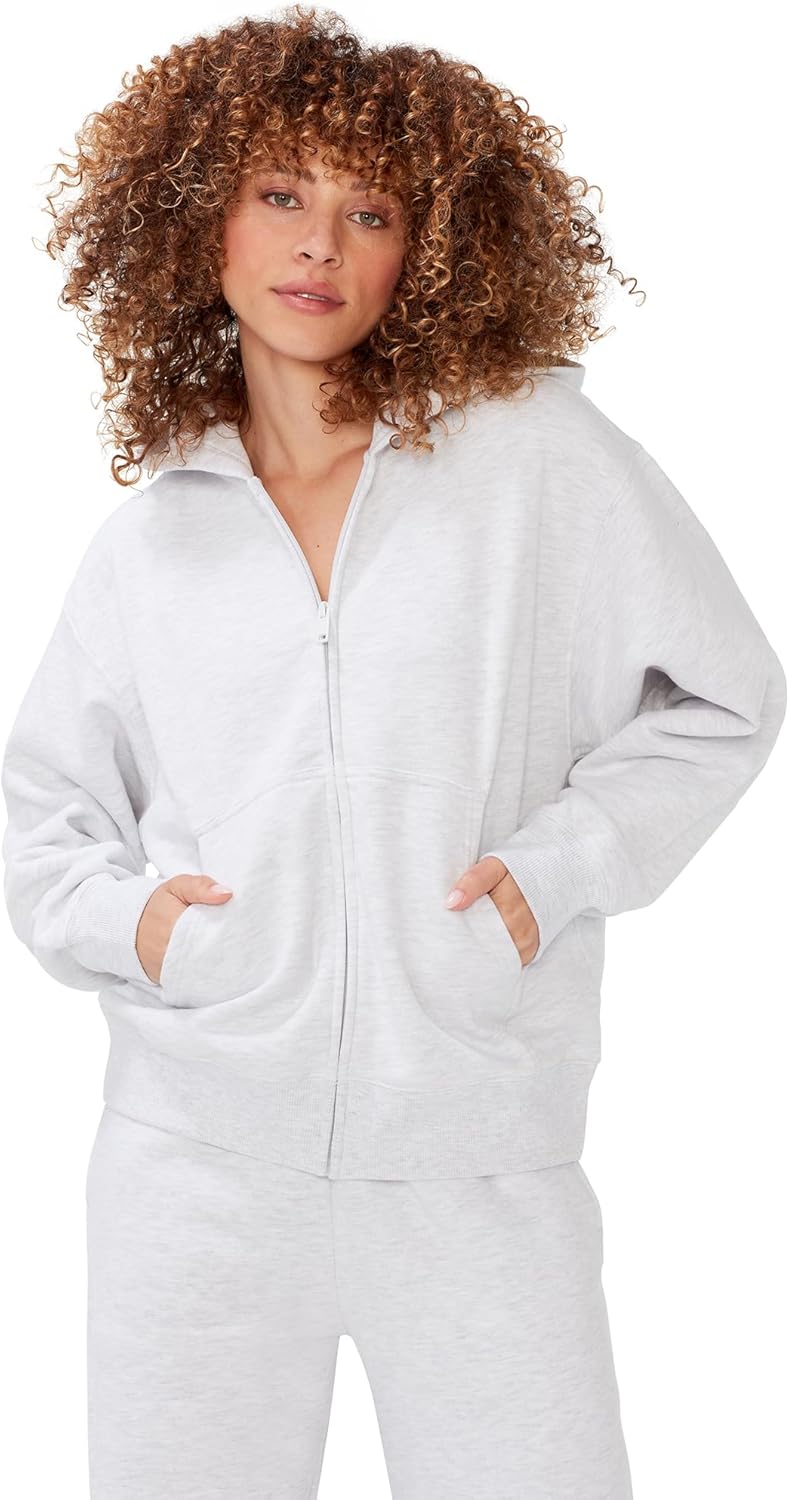 KUT & SO Womens Sweatsuits – Oversized Track Suit 2-Piece Set Includes Zip Hoodie and High-Rise Sweatpants