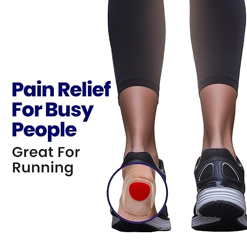 Miniatura 6 de Armstrong Amerika Refuerzos de gel para el talón insertos para fascitis plantar almohadillas de silicona para el talón para el espolón óseo