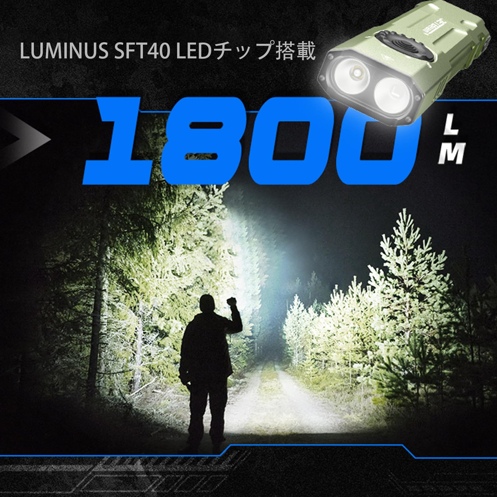 Amazon.co.jp: Jetbeam E26 UV Kunai EDC 懐中電灯 高輝度 フラッシュ