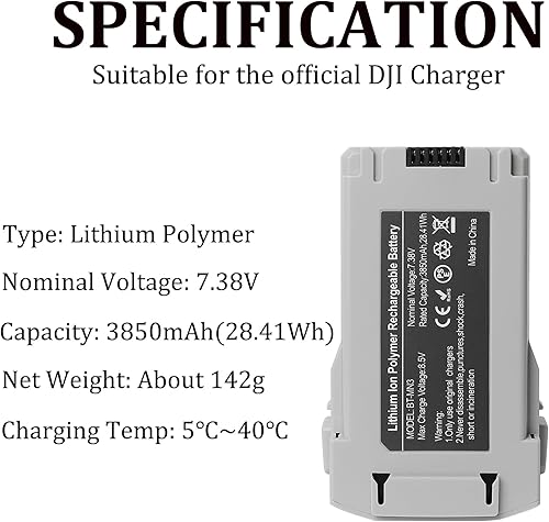 Miniatura 5 de Mini 4 Pro Batería para DJI, 3850mAh-7.38V Batería de Vuelo Inteligente Plus para DJI Mini 3 Pro Series Drone Reemplazo