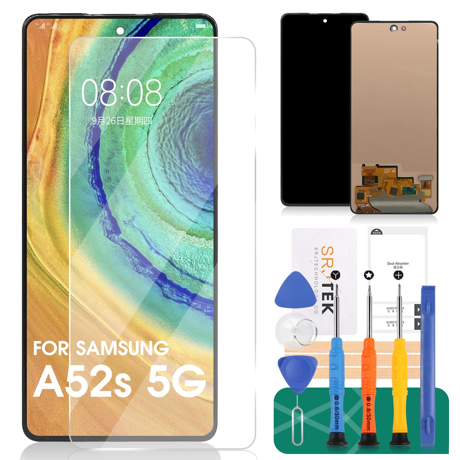 Samsung Galaxy A52s 5G 256GB ※純正フィルム装着 Samsung A52s 5G / Galaxy A52 5G & A52 Glass Screen Protector