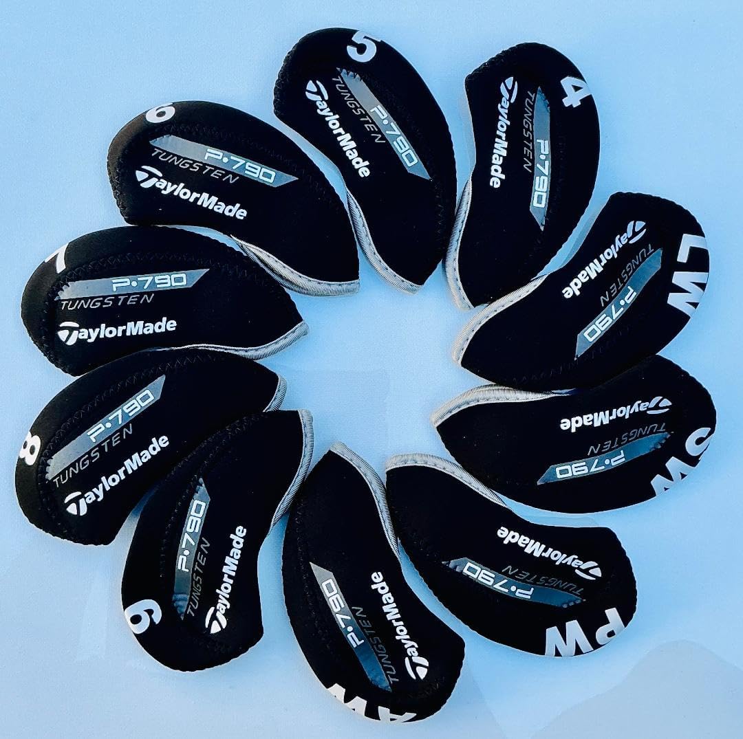 Golf Headcovers That Fit The Taylor Made P790 Irons -Set of 10, 4-AW - RH