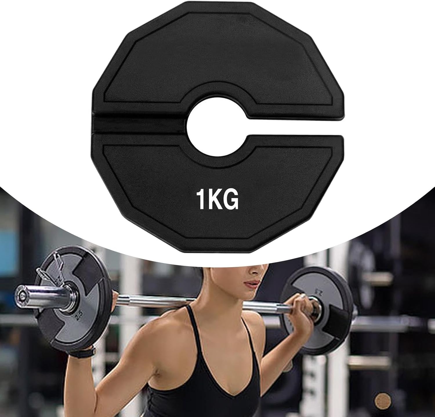 kowaku Fractional Weight Plate Dumbell Weight Easy to Attach Compact Gym Supplies Small Change Plate for Dumbbells Home Gym Workout