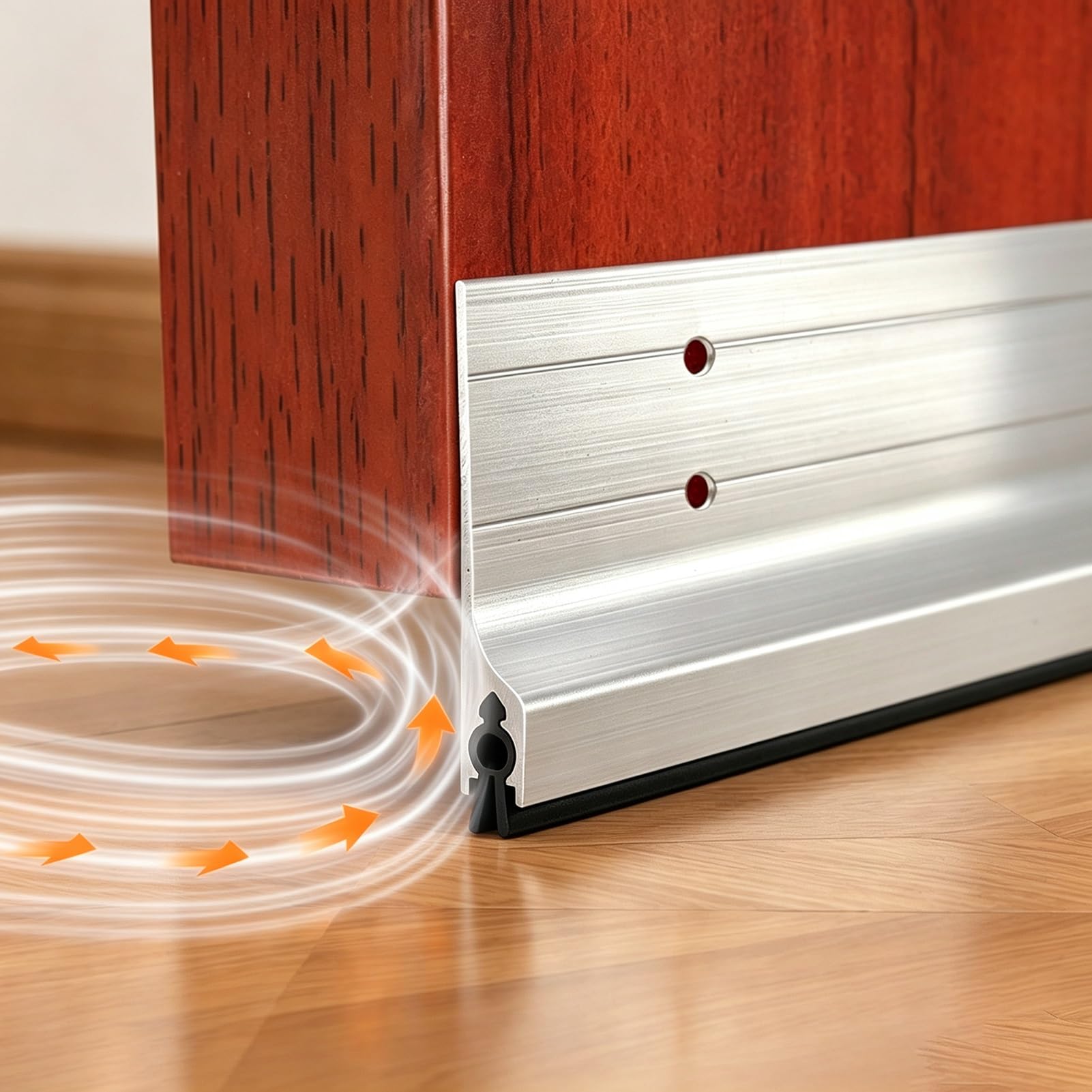 Paraspifferi Sottoporta Isolamento Termico Porte Guarnizione Adesivan Risparmiare Energia | Guarnizione di Ricambio Ritagliabile per Paraspifferi Sotto Le Porte, Sigilla Fessure Bloccare(White,71cm(28"))