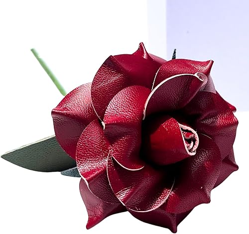 Bees Leather Rose - 3rd Anniversary Gifts For Wife