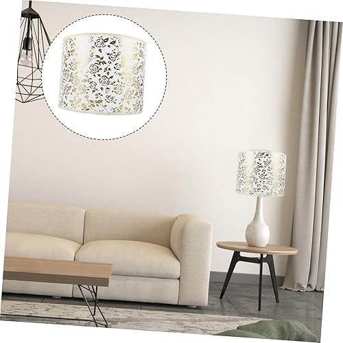 Miniatura 3 de DOITOOL Pantalla de tela rosa con dispensador de agua de lagarto, lámpara de mesa, pantalla de clip, pantalla de araña, pantalla de araña moderna,