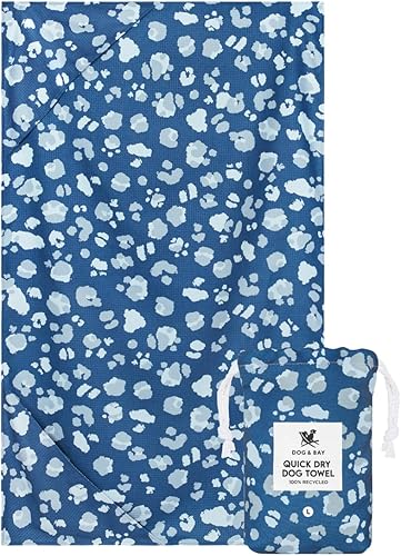 Miniatura 10 de Dock & Bay Toalla para mascotas - Toallas para perros superabsorbentes y de secado rápido con bolsa - 100% recicladas - Cachorros con orgullo